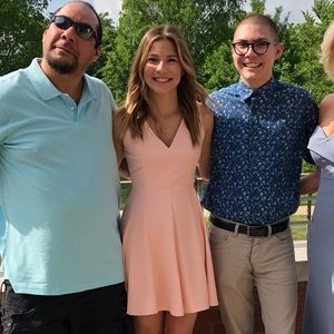 Short Pink Lulu’s Dress